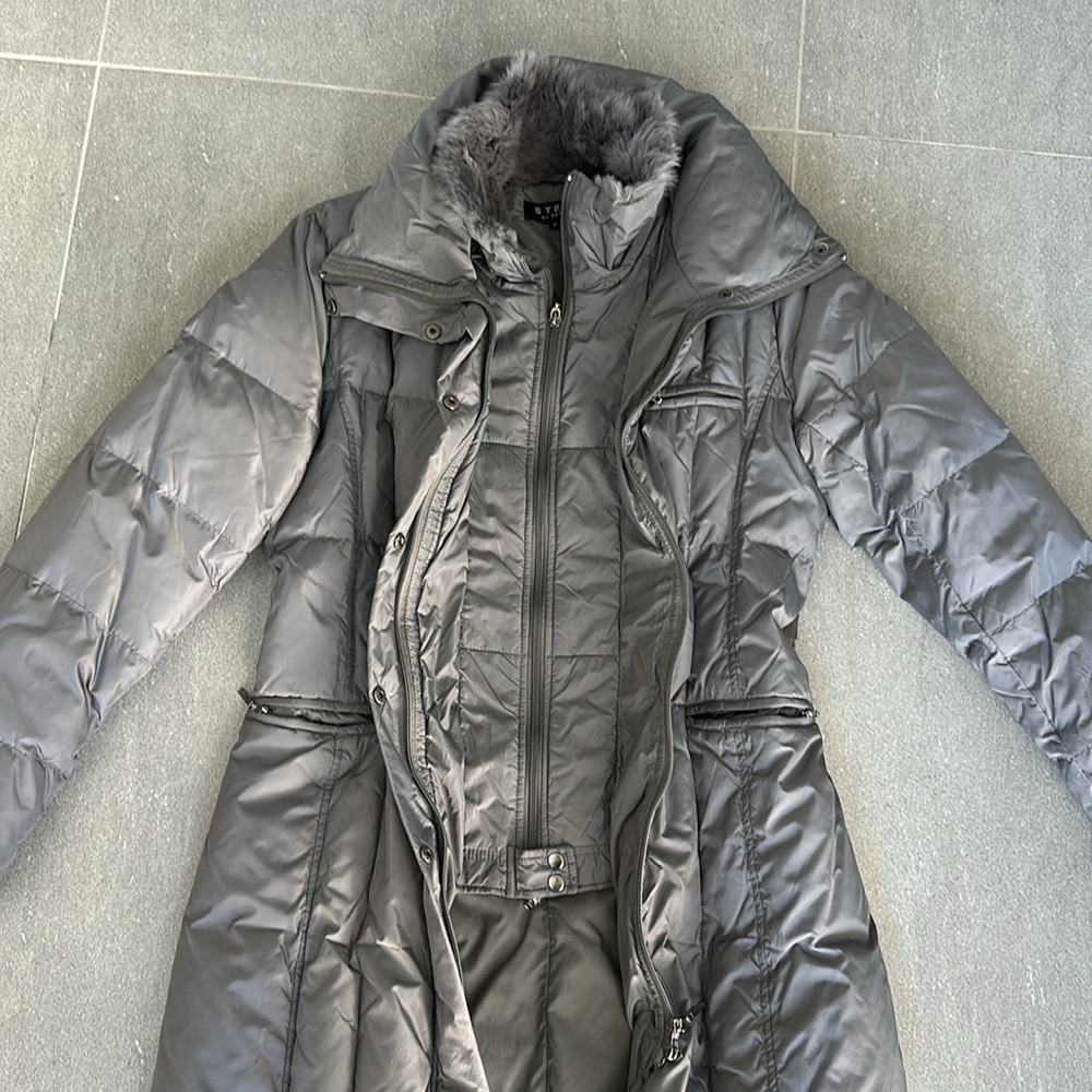 Steve By Steve Size S Grey Puffer - image 3